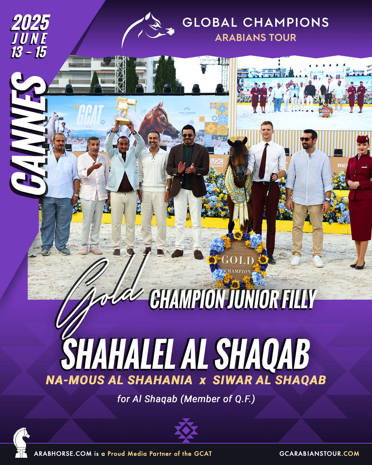 GOLD Junior Fillies Champion - GCAT Cannes 2025