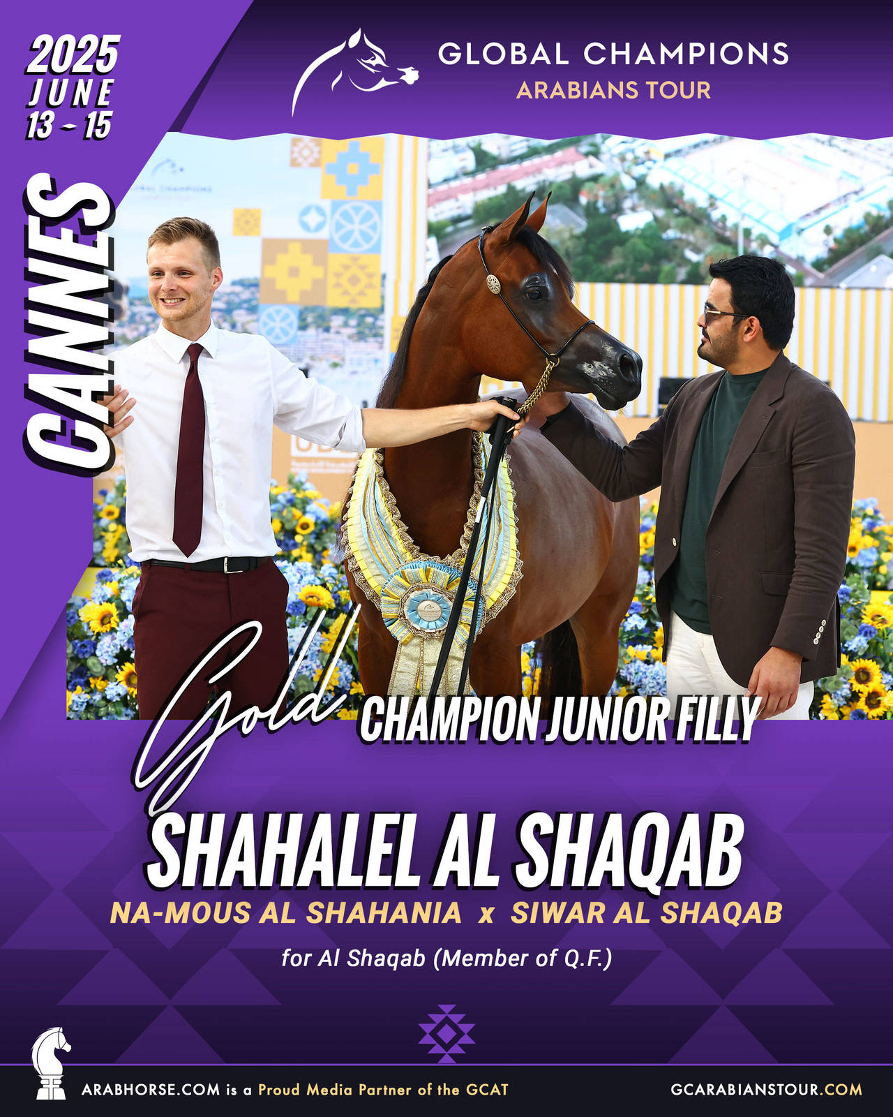 GOLD Junior Fillies Champion - GCAT Cannes 2025