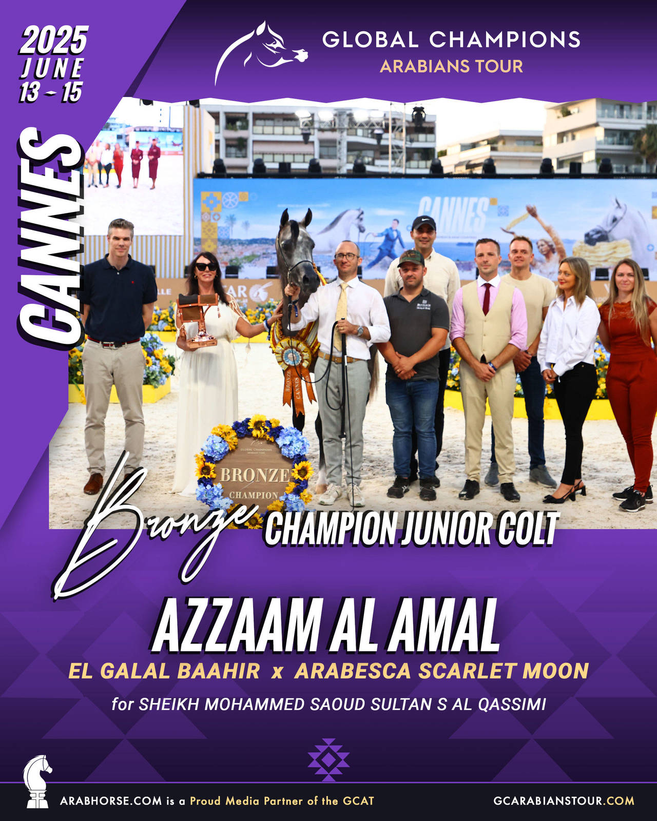 BRONZE Junior Colts Champion - GCAT Cannes 2025