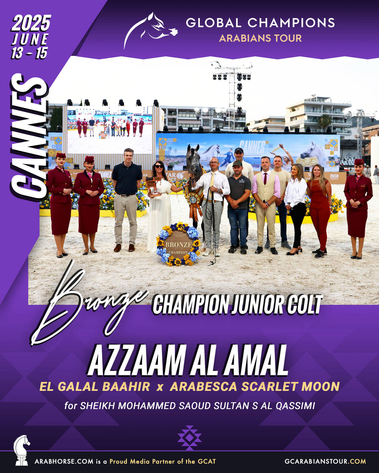 BRONZE Junior Colts Champion - GCAT Cannes 2025