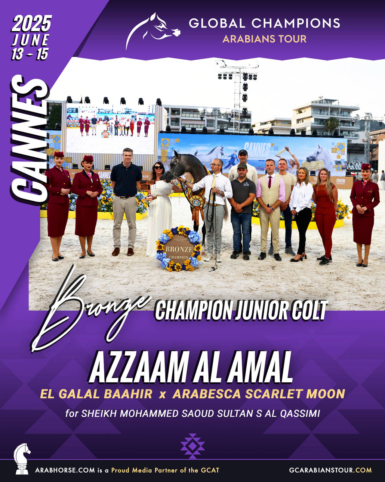 BRONZE Junior Colts Champion - GCAT Cannes 2025