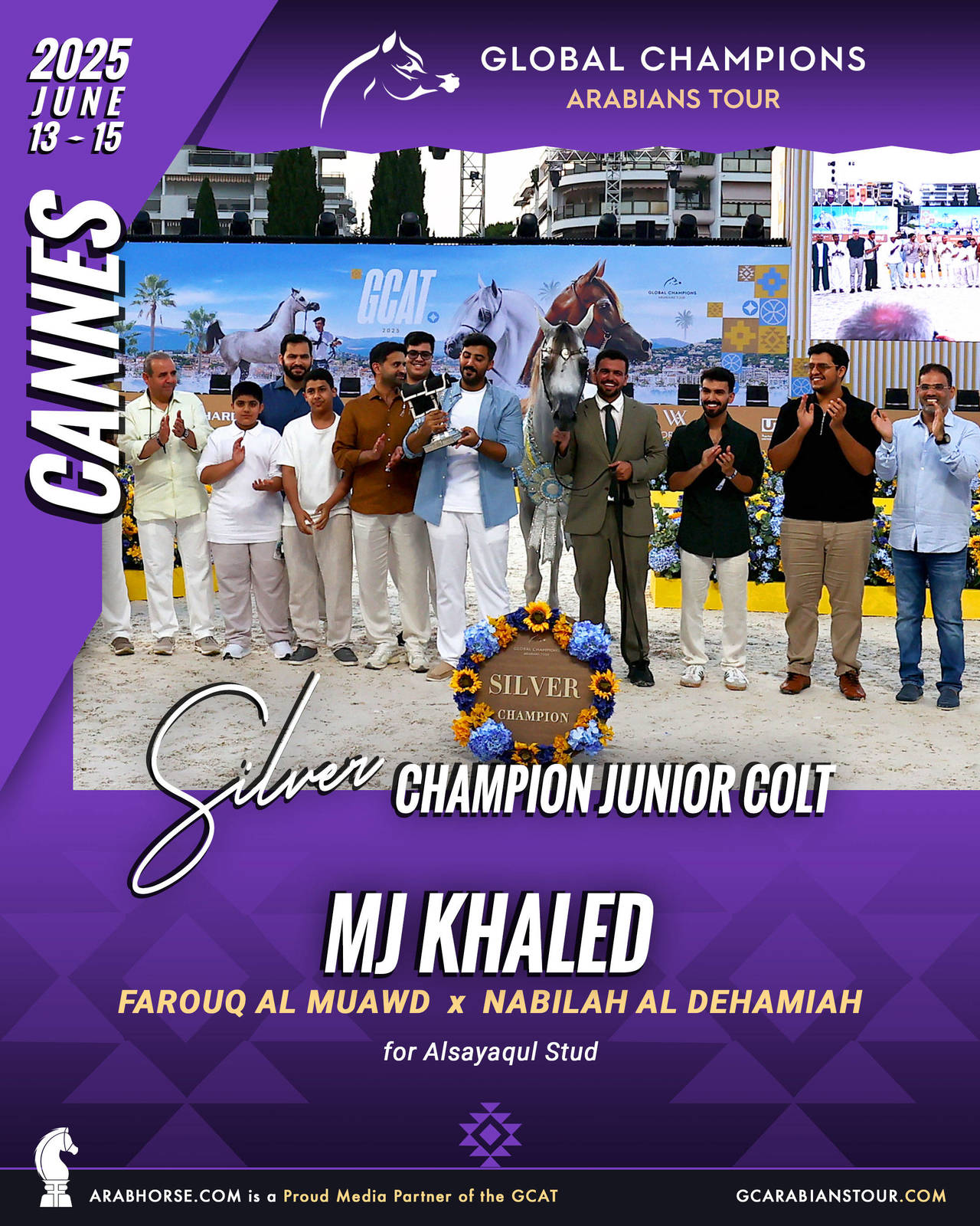 SILVER Junior Colts Champion - GCAT Cannes 2025