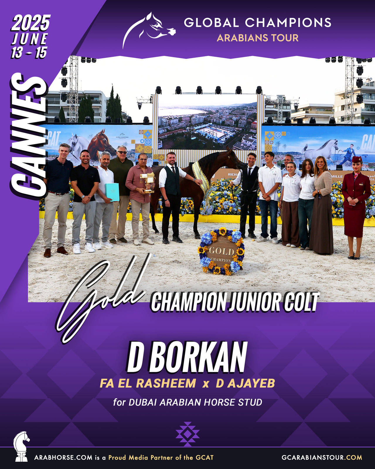 GOLD Junior Colts Champion - GCAT Cannes 2025