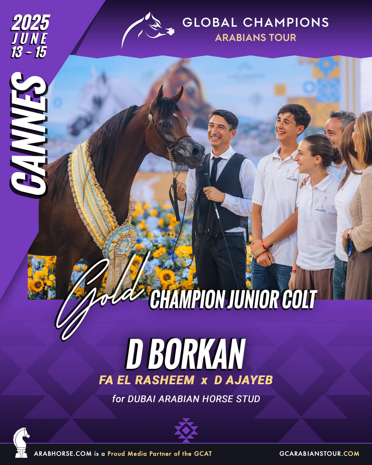 GOLD Junior Colts Champion - GCAT Cannes 2025