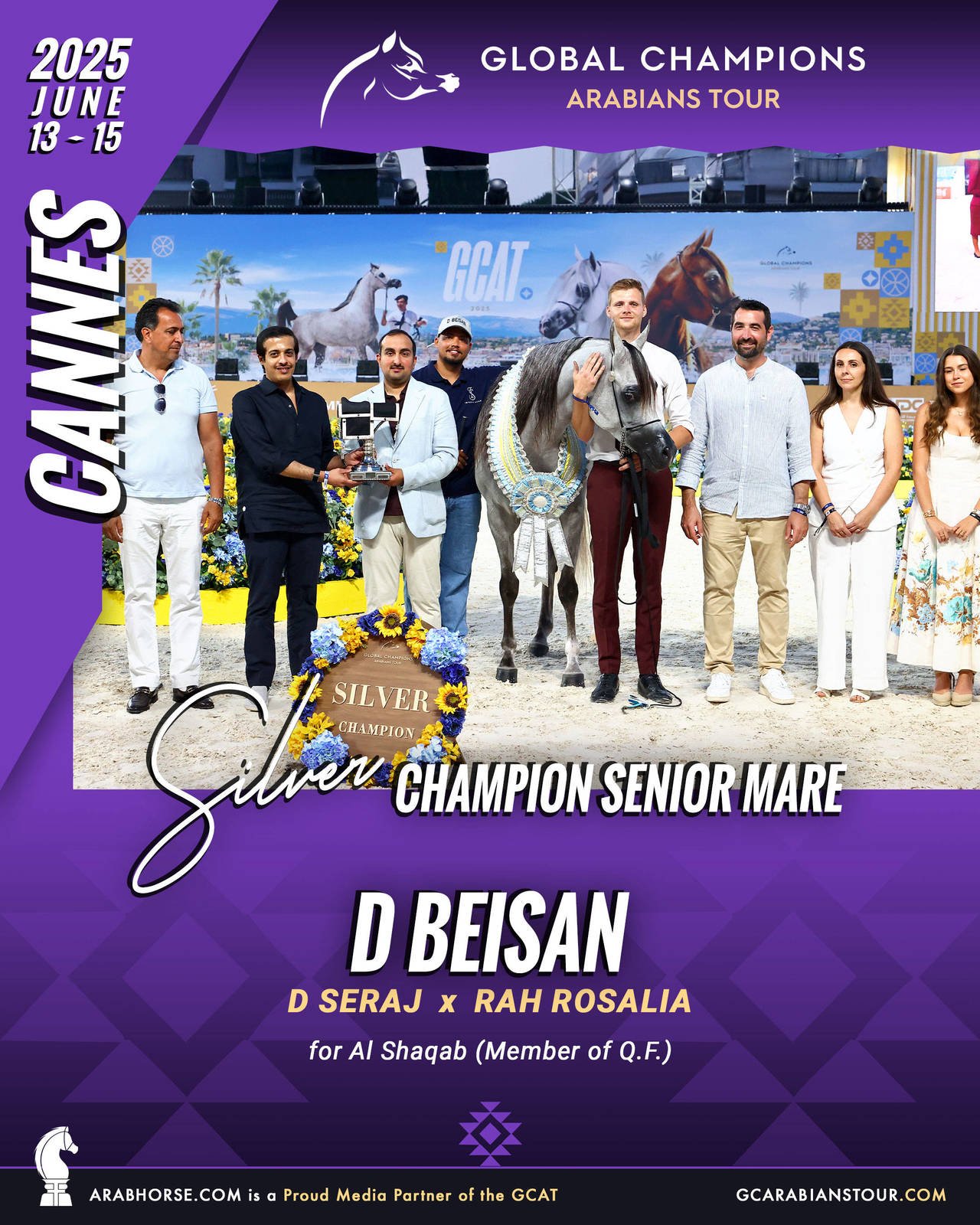 SILVER Senior Mares Champion - GCAT Cannes 2025