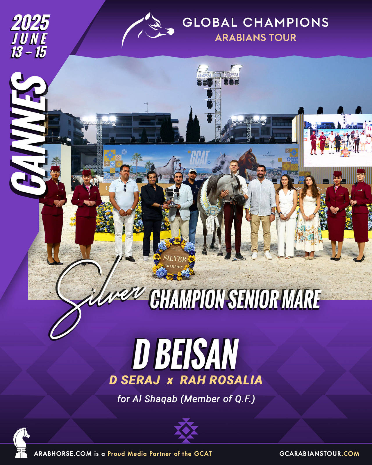 SILVER Senior Mares Champion - GCAT Cannes 2025