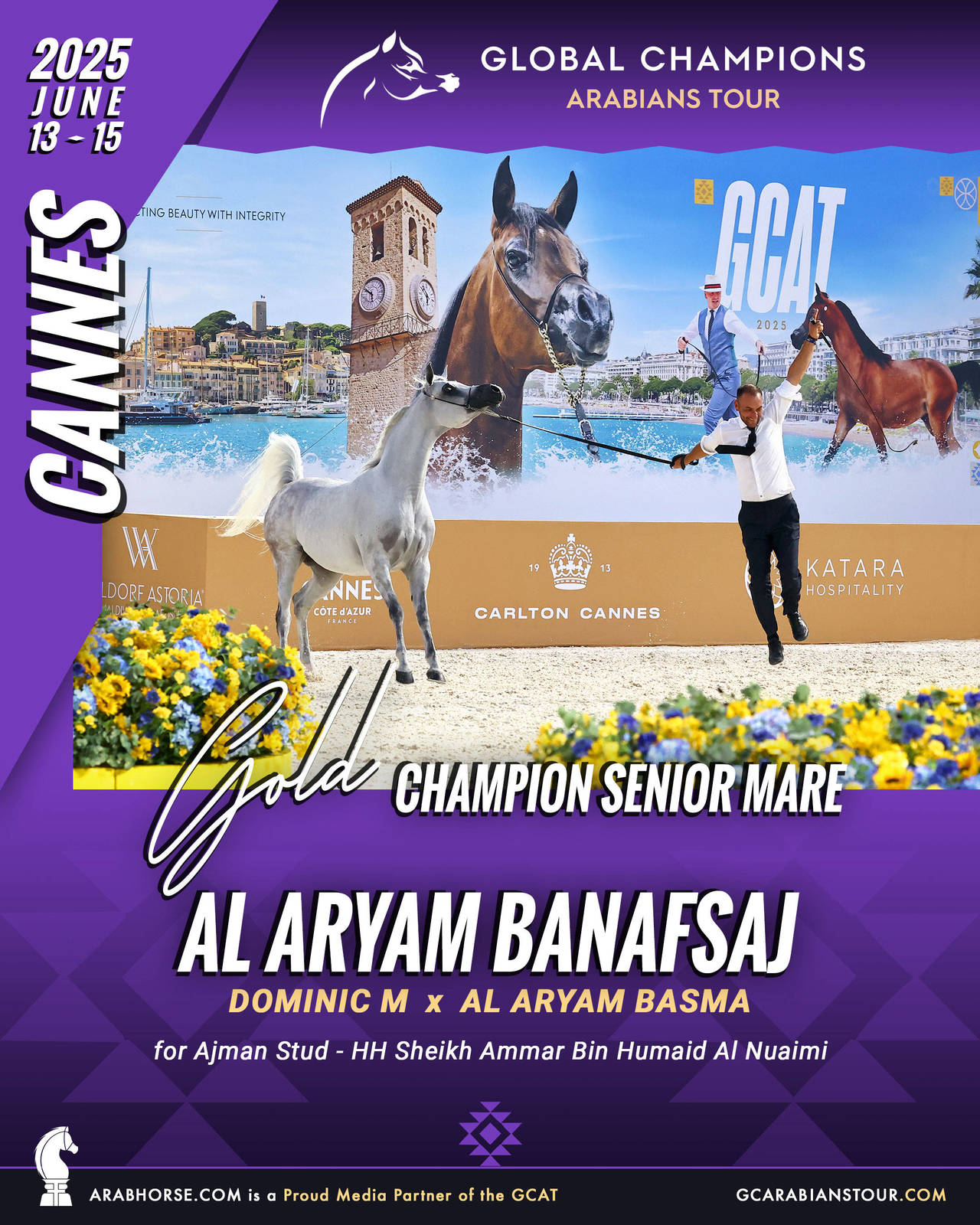 GOLD Senior Mares Champion - GCAT Cannes 2025