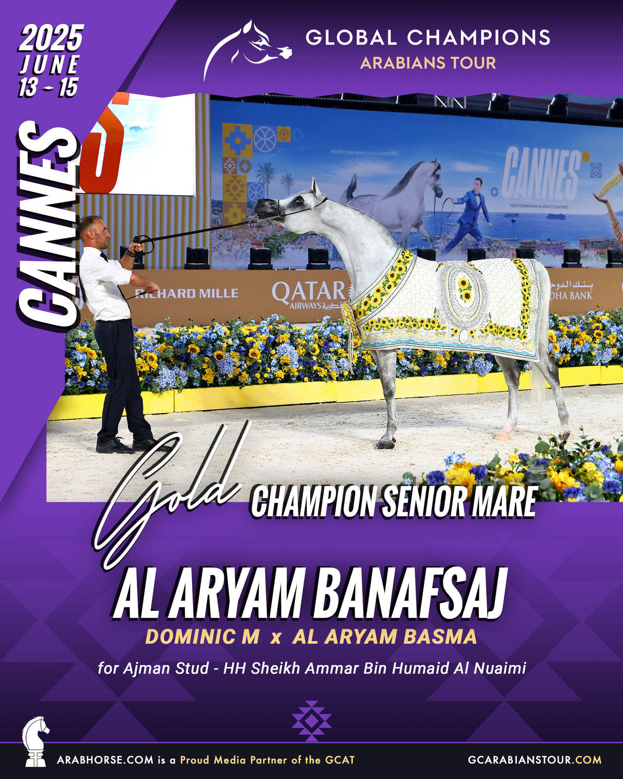 GOLD Senior Mares Champion - GCAT Cannes 2025