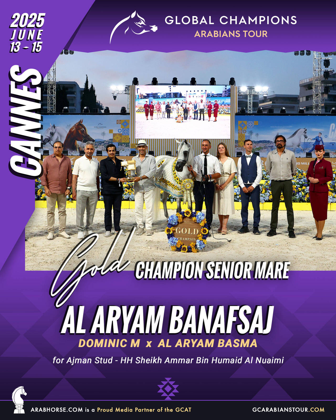 GOLD Senior Mares Champion - GCAT Cannes 2025