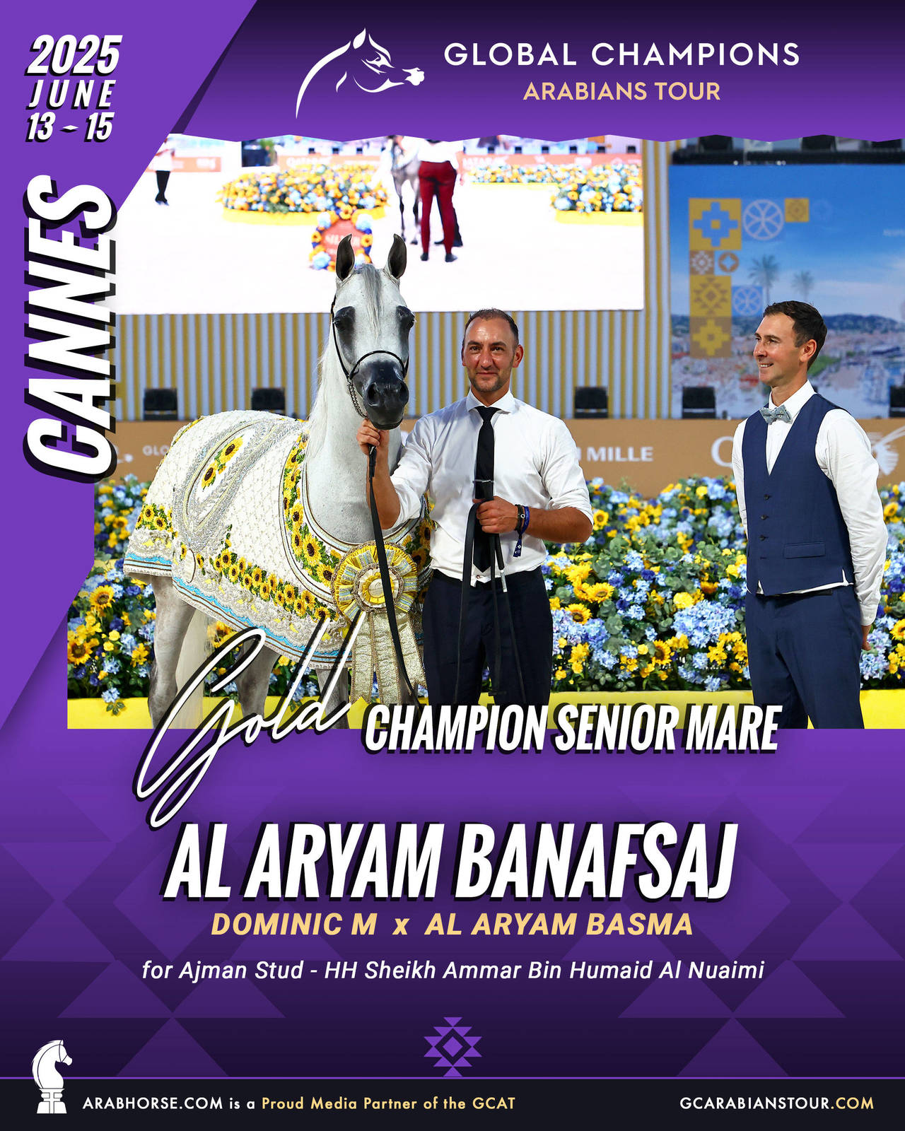 GOLD Senior Mares Champion - GCAT Cannes 2025