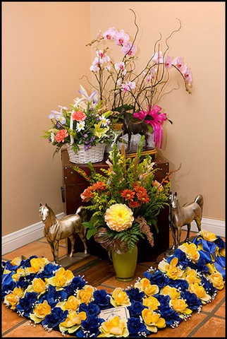 Flowers from friends and SMF trophys