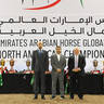 (l-to-r) Mr. Eidha Almenhali, H.E. Mohamed Al Harbi and Dr. Amira Abdelwahab