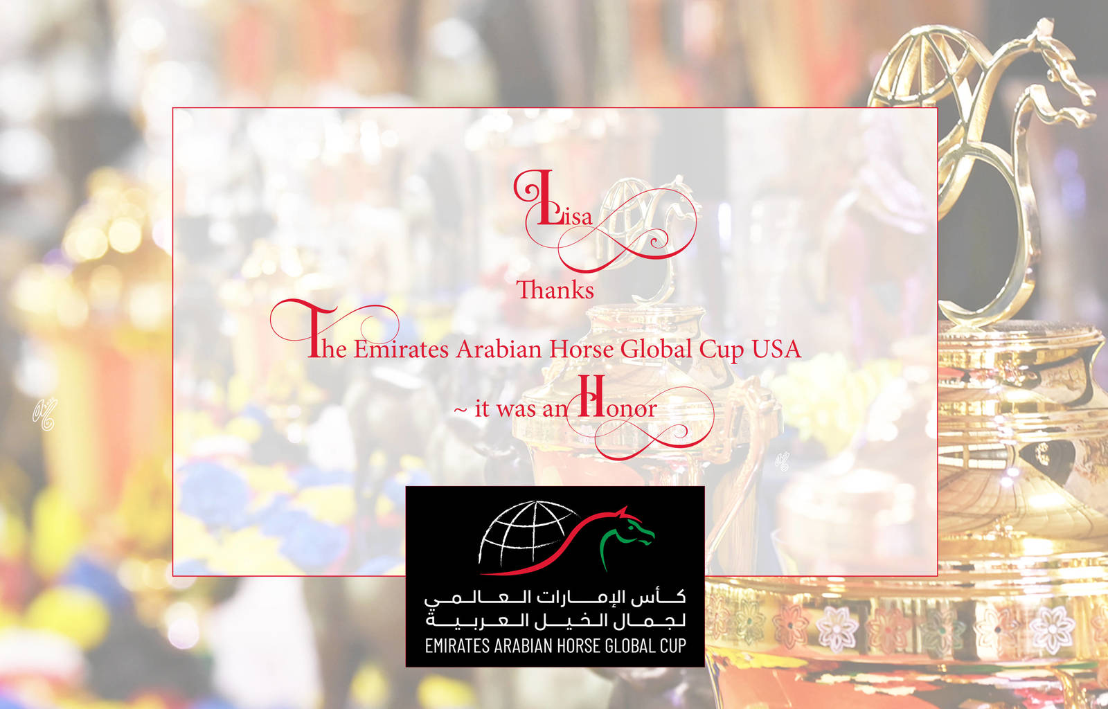 Lisa Abraham: The Emirates Arabian Horse Global Cup: USA PHOTO GALLERY!