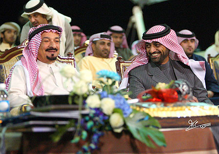 Ajman Show - Sh. Humaid and Sh. Ammar enjoying the show