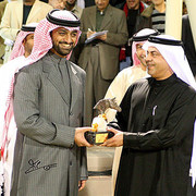 Ajman Show - Sh. Ammar presenting the award for the Highest Point Citizen