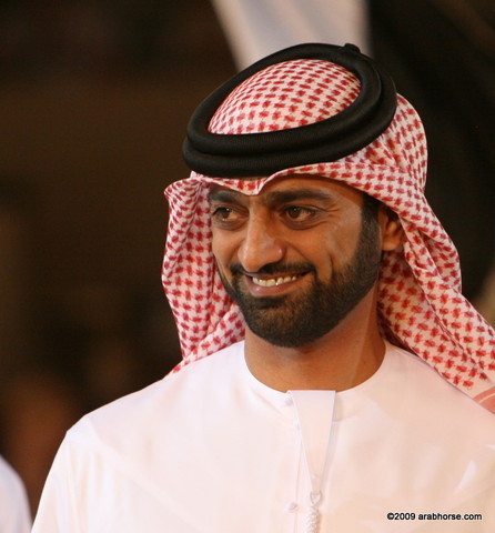 Dubai - Crown Prince of Ajman, HH Sheikh Ammar bin Humaid Al Nuaimi and owner of the famous Ajman Stud