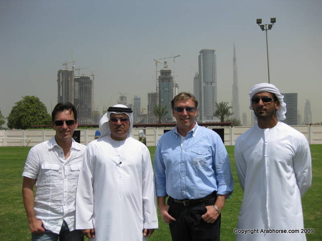 Dubai Stud - Scott, Mohammed, David and Abdelaziz from Dubai Stud.