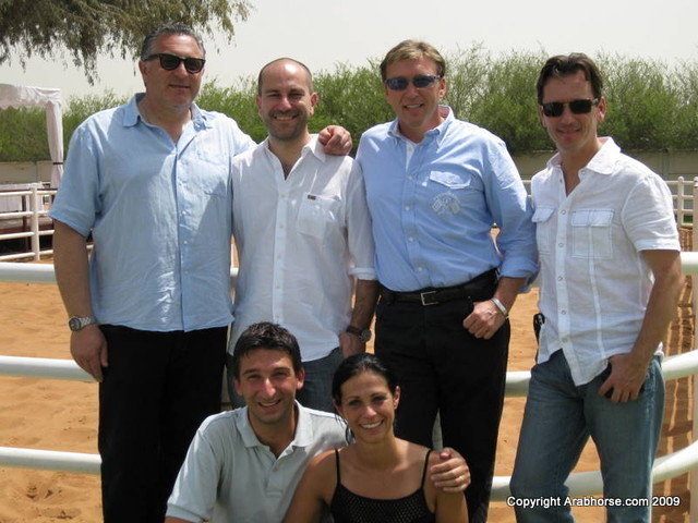 Dubai Stud - David and Scott and our Italian Friends, Woody, Simone, Paolo and Suzie