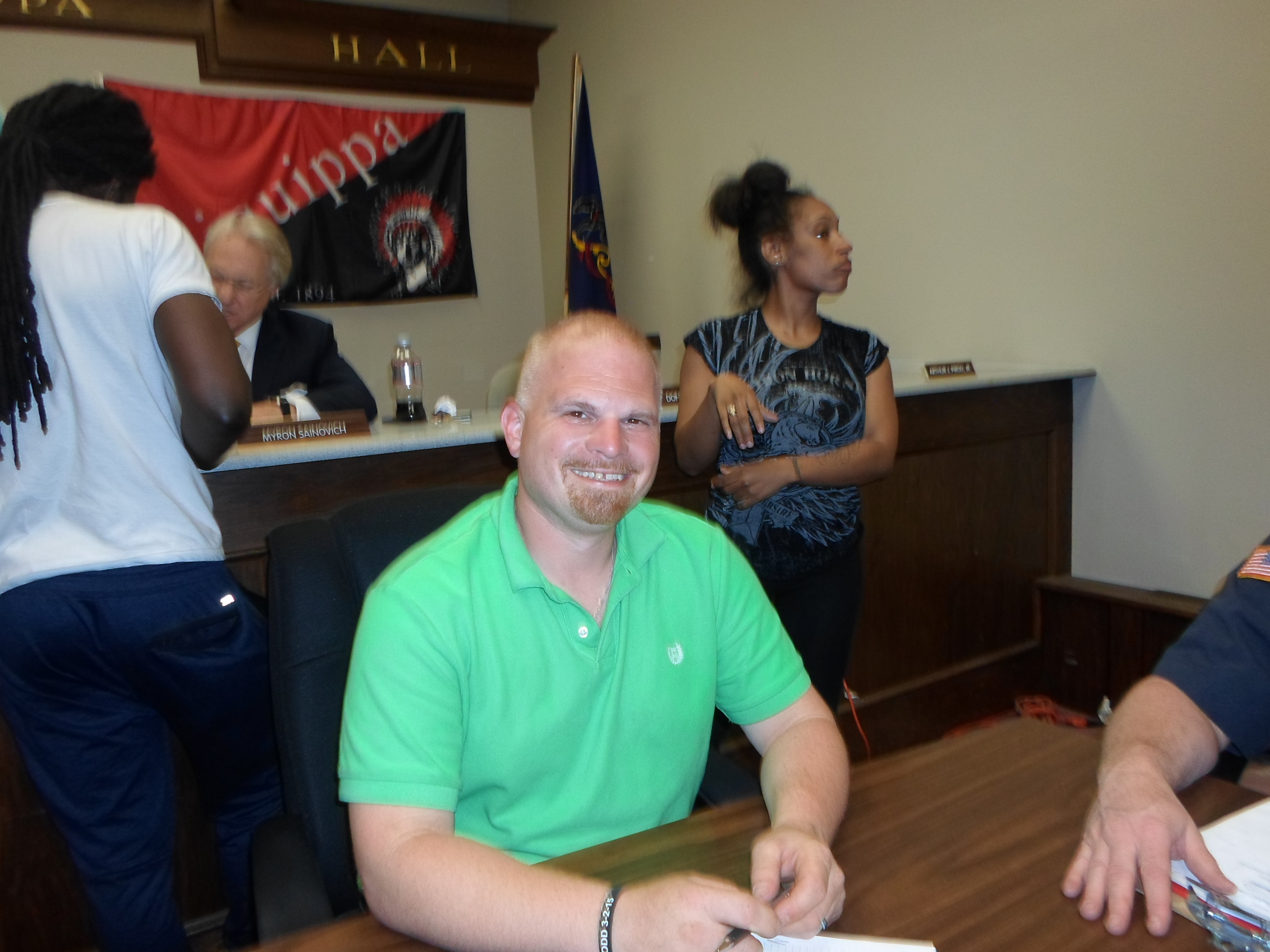 James Blogna Aliquippa Zoning Officer at Council Meeting Beaver