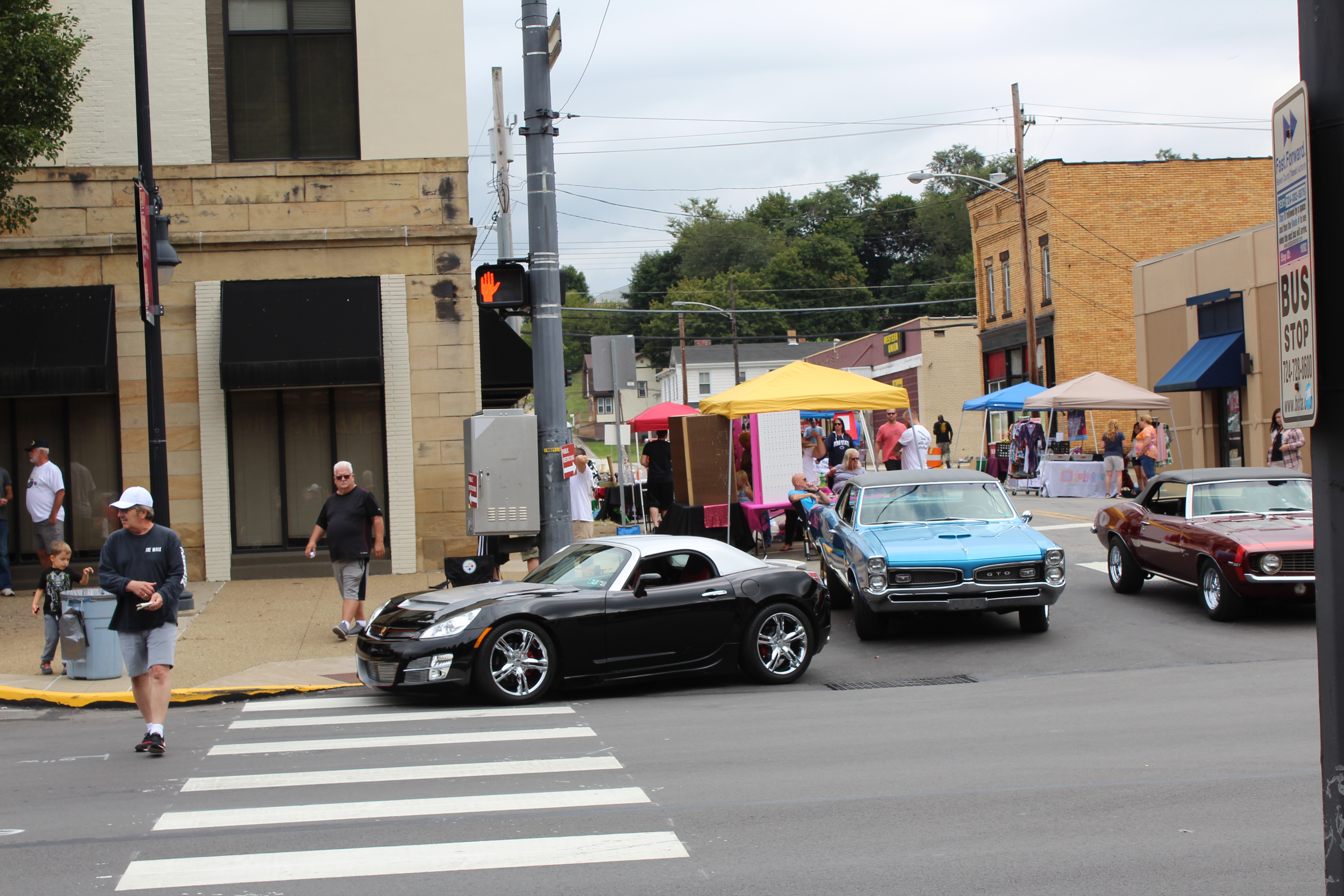 Perfect weather for the 2019 New Brighton Car Cruise Beaver County Radio