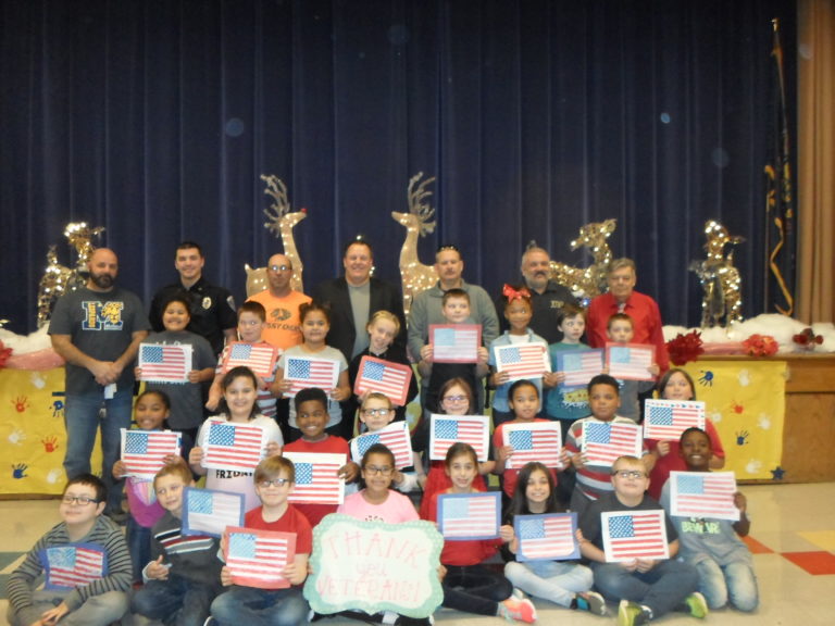 Midland Elementary School Honors Vets, First Responders and Police