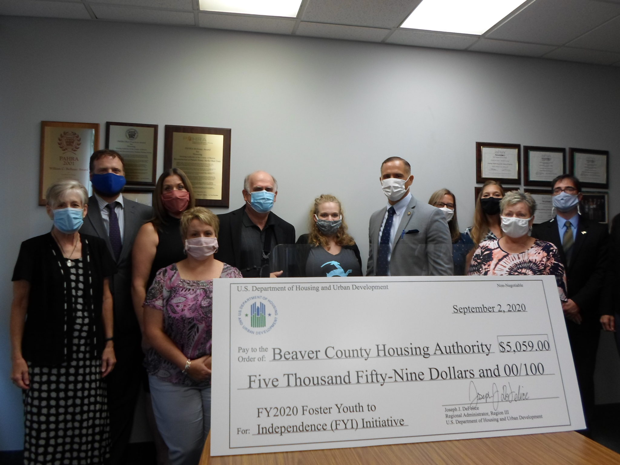 U.S. DEPT. OF HOUSING AND URBAN DEVELOPMENT ANNOUNCE FYI INITIATIVE