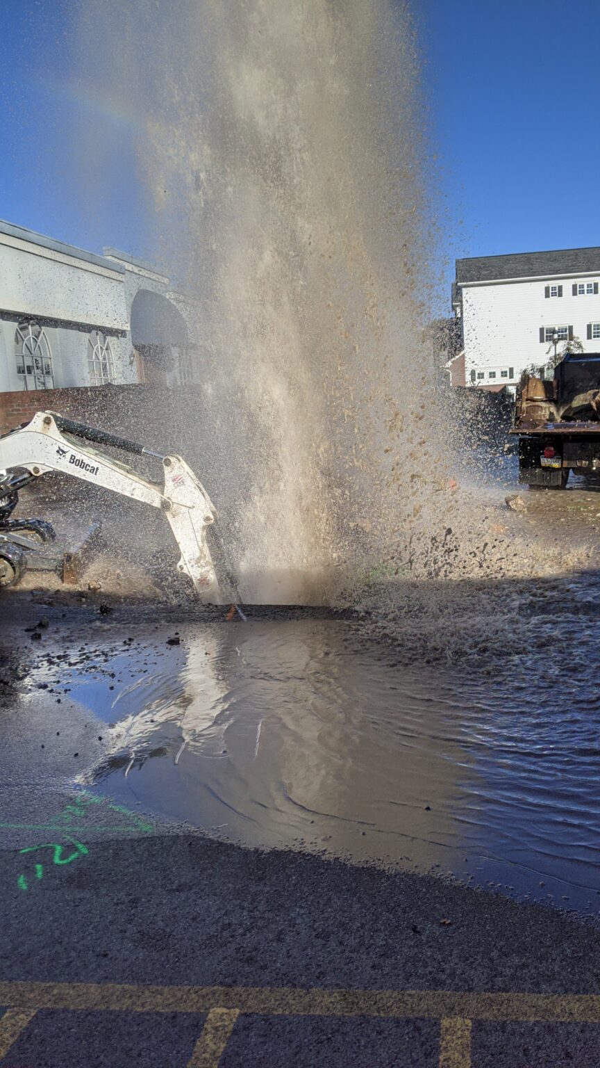 Construction Crew Hits Water Line in Bridgewater Beaver County Radio