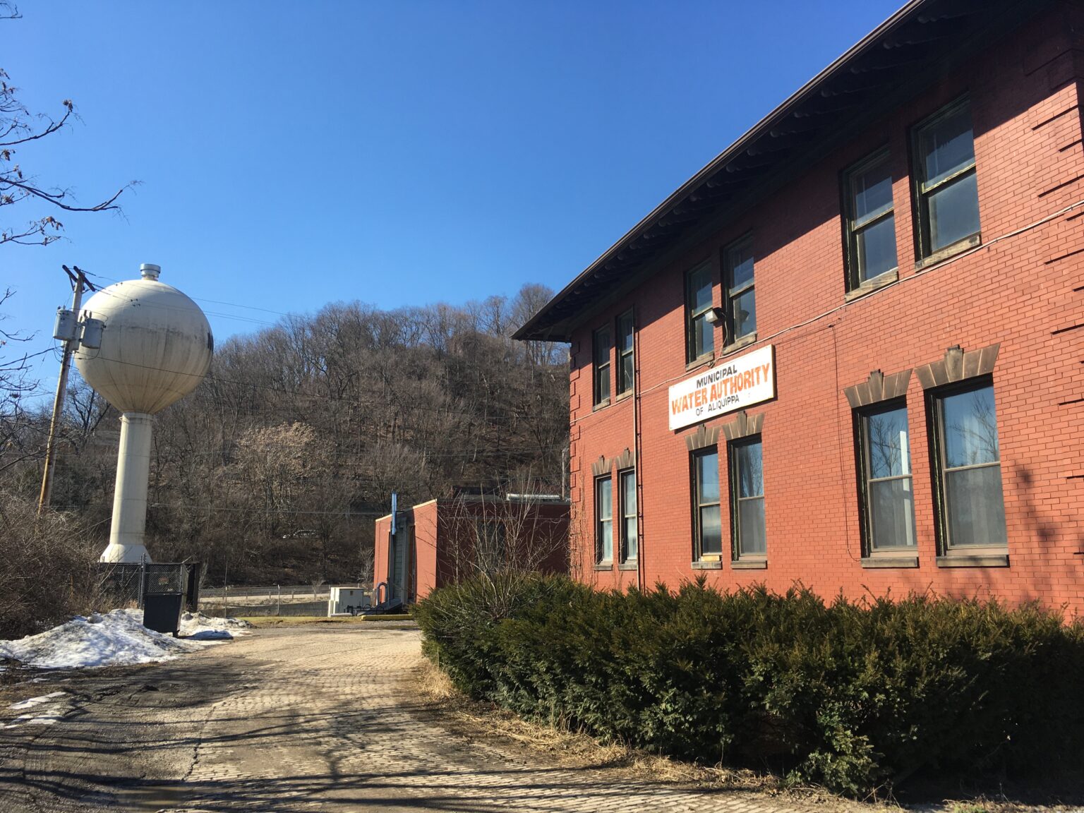 Ground Breaking Ceremony and Demolition at the Municipal Water Authority of Aliquippa Beaver