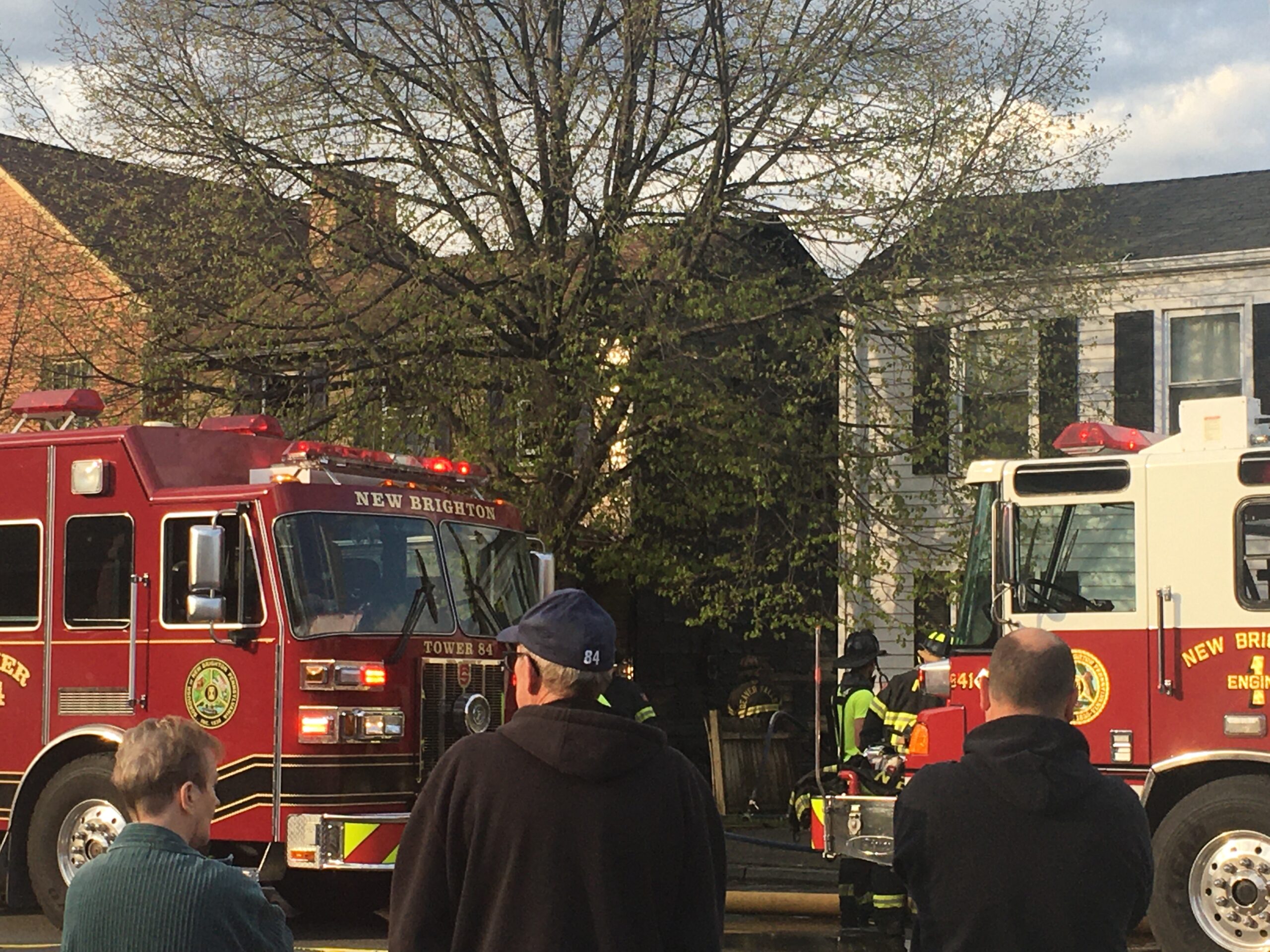 Fire in downtown New Brighton Beaver County Radio