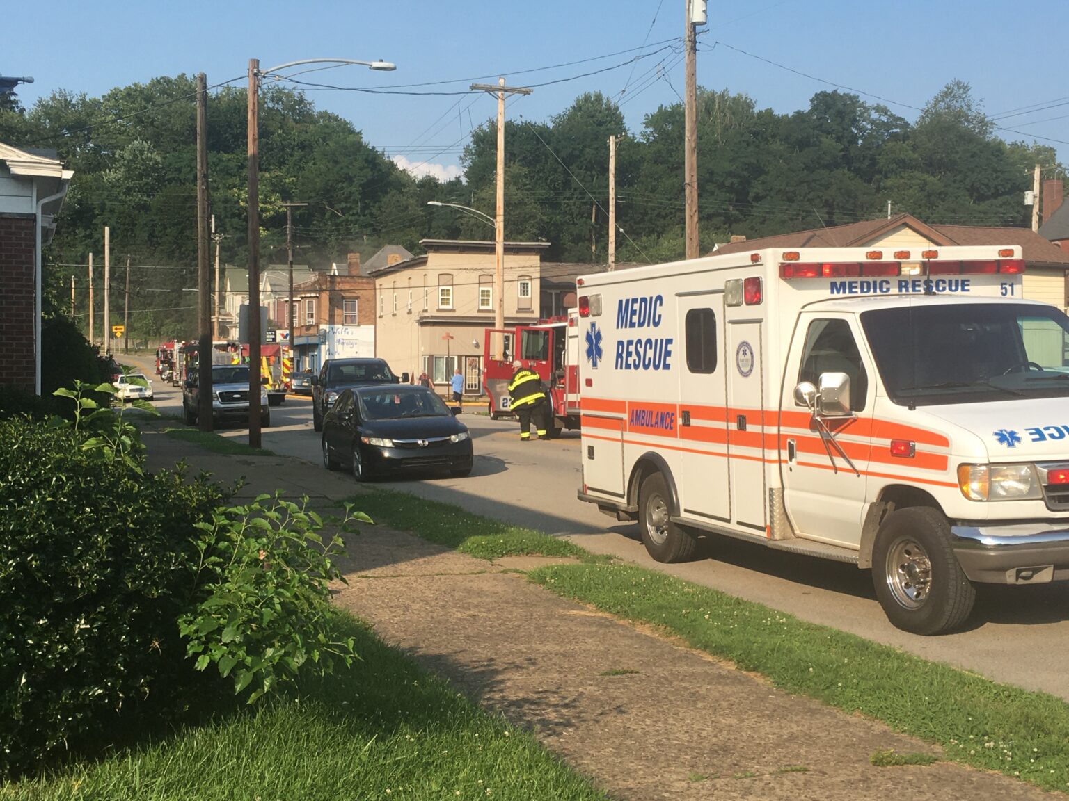 House fire on 8th Avenue in New Brighton Beaver County Radio