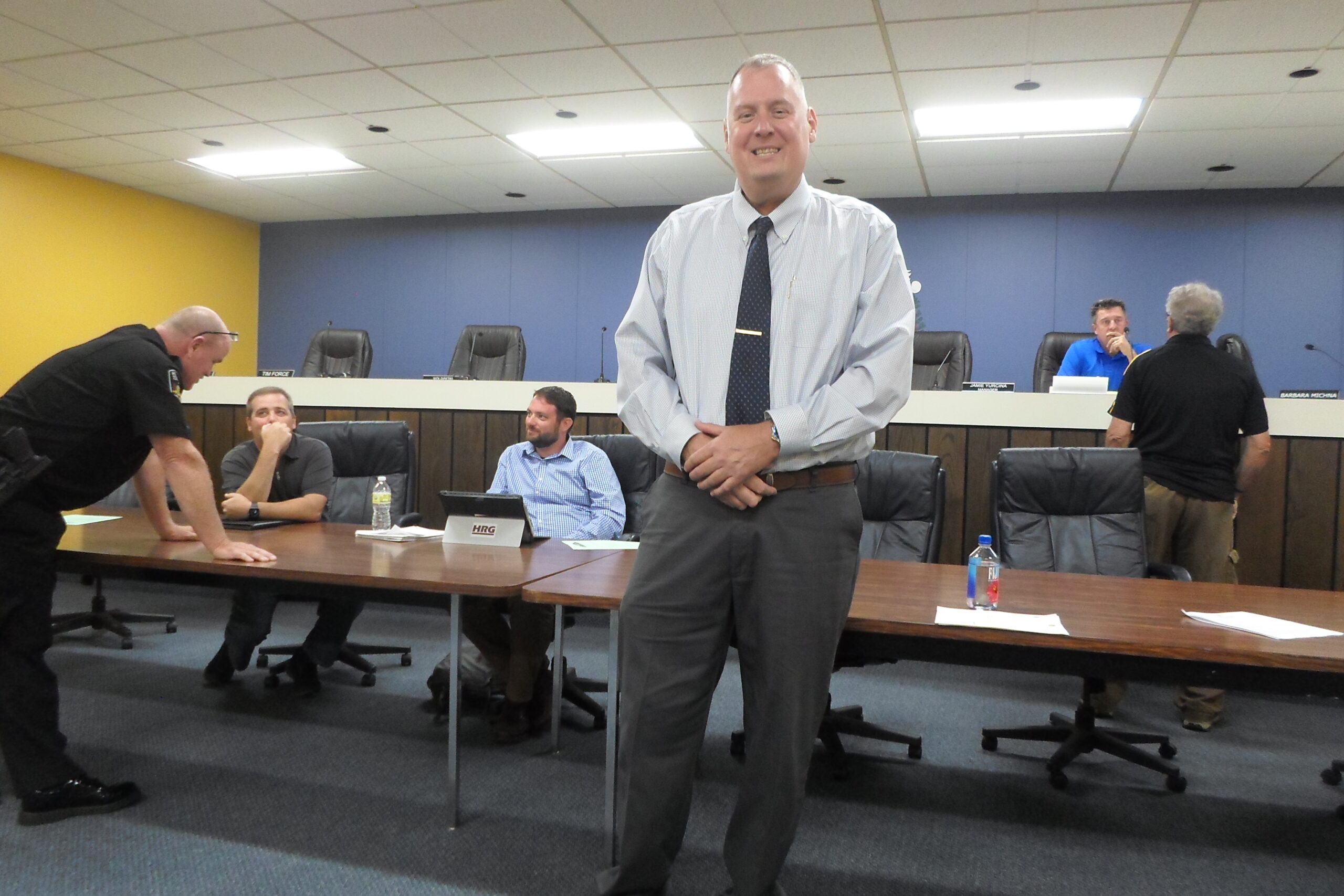 Hopewell Twp. Commissioners recognize Officer's Lifesaving Efforts and