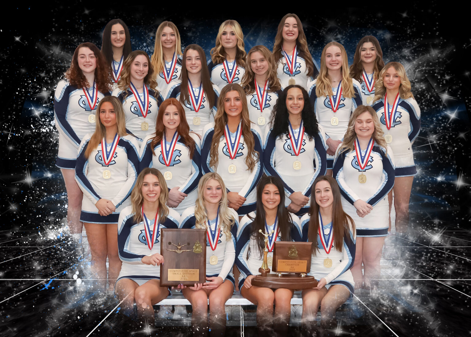 Central Valley Competition Cheer Squad places 8th in the 2023 PIAA