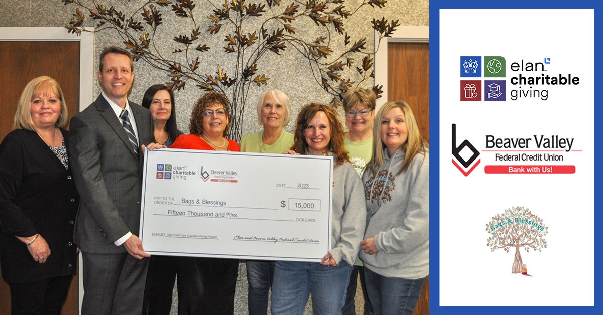 Beaver Valley Federal Credit Union and Elan Credit Card Donate $15,000