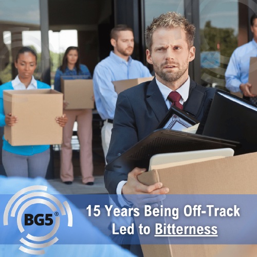 Fifteen Years Being Off-Track Led to Bitterness