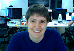 Krista Harbold, science intern