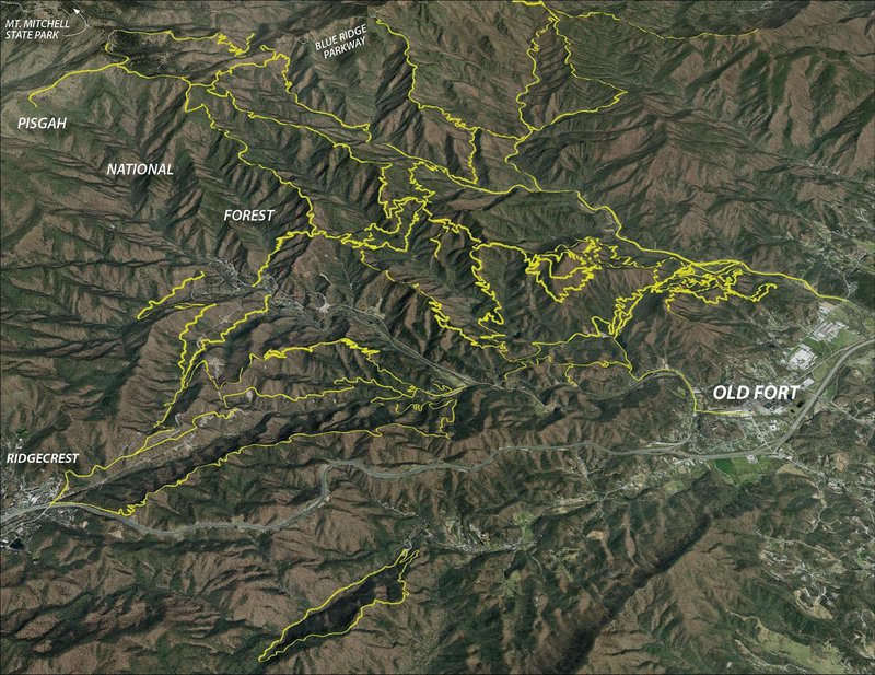 Curtis Creek Project Map