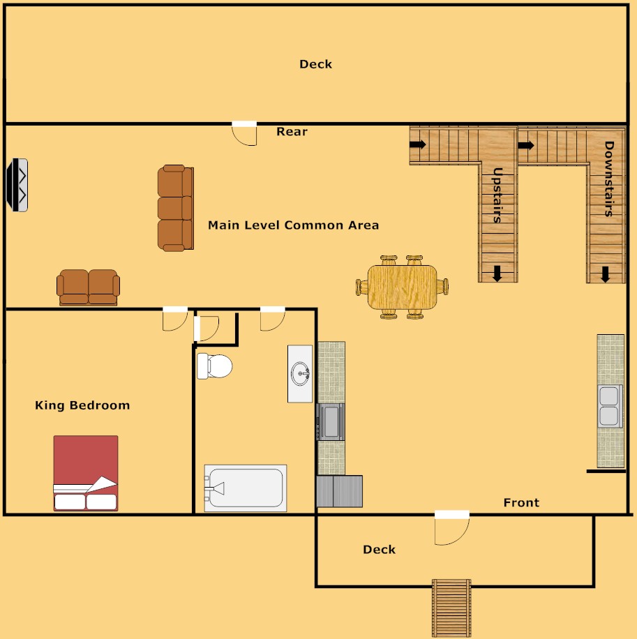 Pigeon Cabin Absolutely Viewtiful 3 Bedroom Sleeps 12