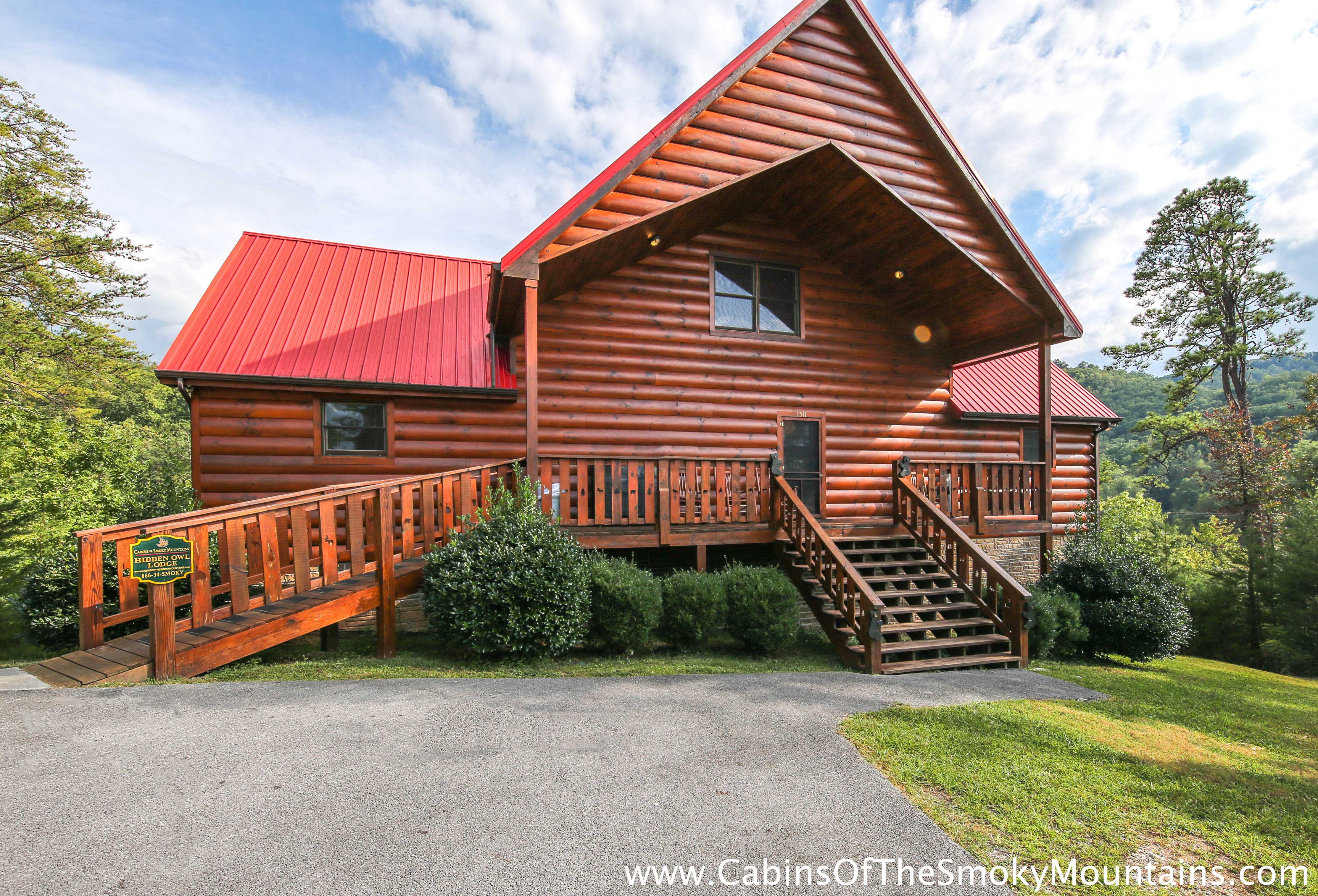 Pigeon Forge Cabin - Hidden Owl Lodge From $180.00