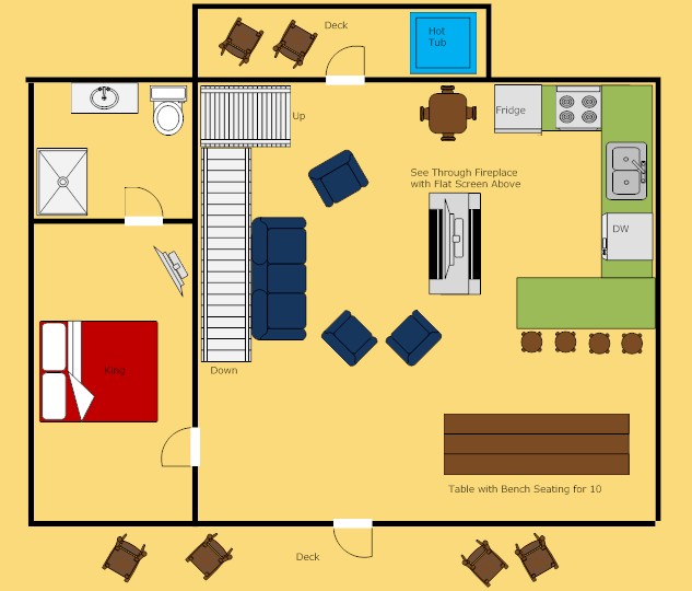 Pigeon Cabin Grand Timber Lodge 5 Bedroom Sleeps 14 Jacuzzi