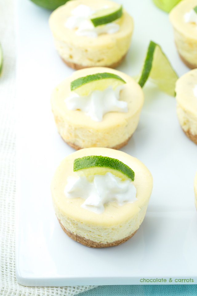 Mini Lime Cheesecakes