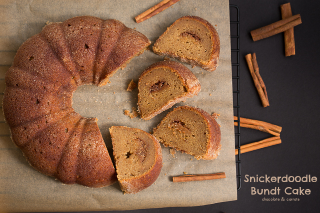 Snickerdoodle Bundt Cake | chocolateandcarrots.com