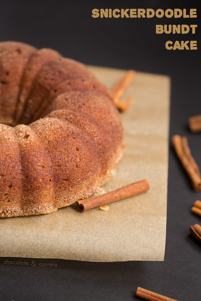Snickerdoodle Bundt Cake | chocolateandcarrots.com