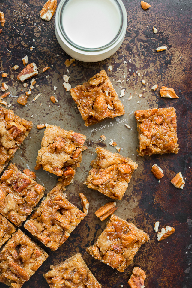 Pecan Praline Blondies