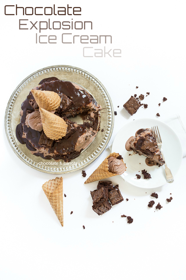 Chocolate Explosion Ice Cream Cake chocolate &amp; carrots
