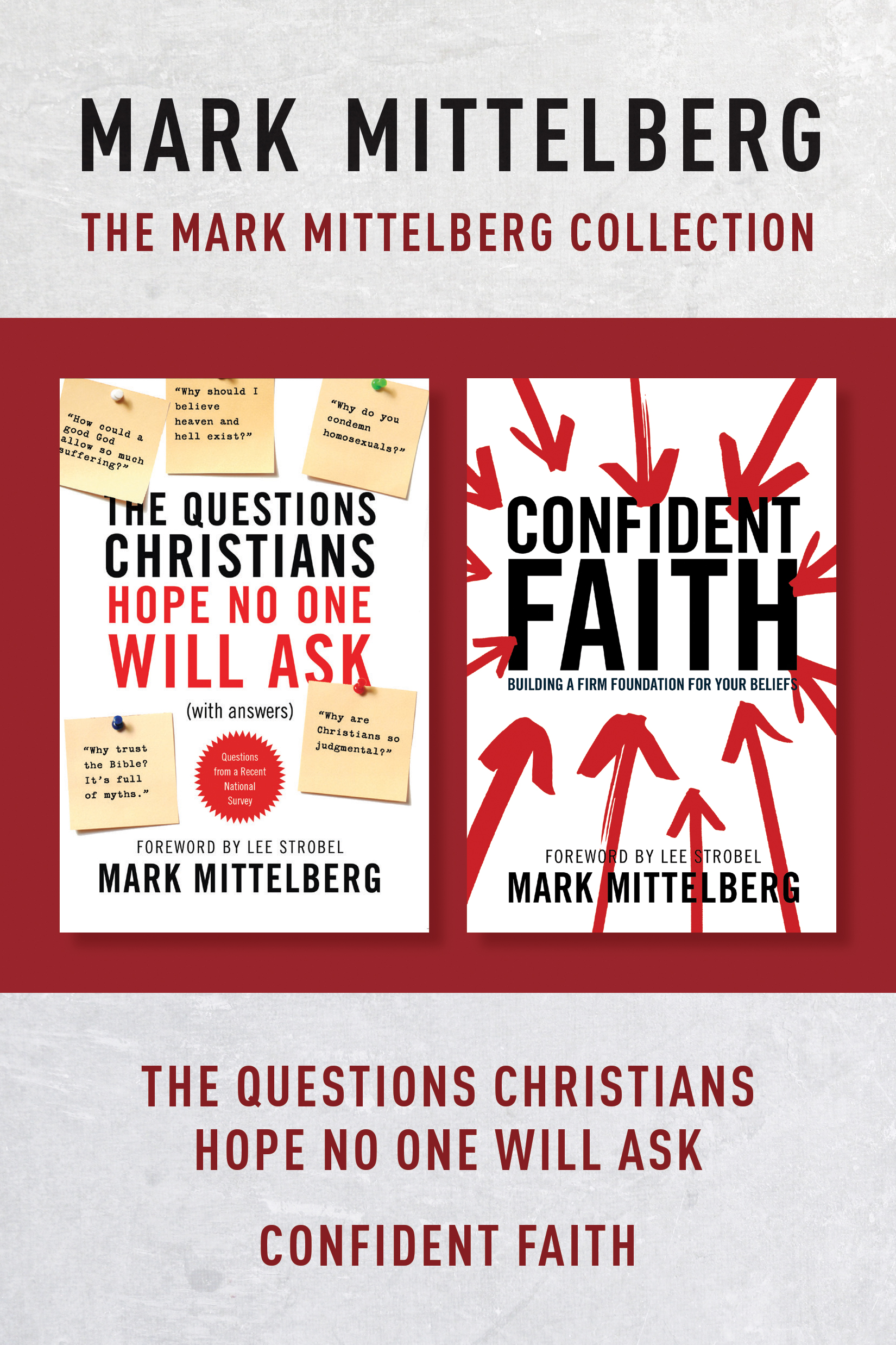 The  Mark Mittelberg Collection: The Questions Christians Hope No One Will Ask / Confident Faith