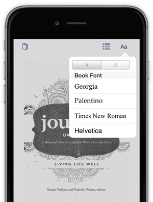 Reading settings on iPhone