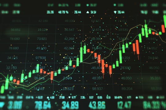 Stock Market Candles Concept - 123RF 