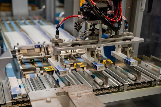 A production line of Wegovy injection pens at a Novo Nordisk A/S pharmaceutical manufacturing facility. - Yahoo 