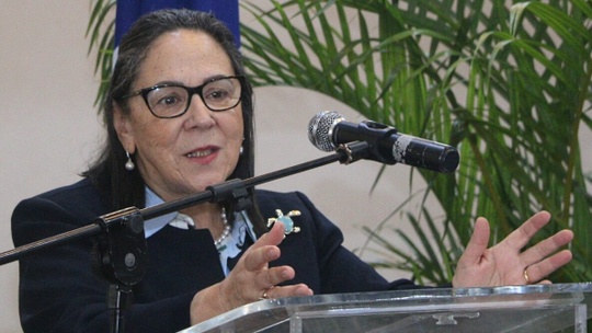 Director of the ILO Bureau for Workers' Activities Maria Helena André. - Barbados Today