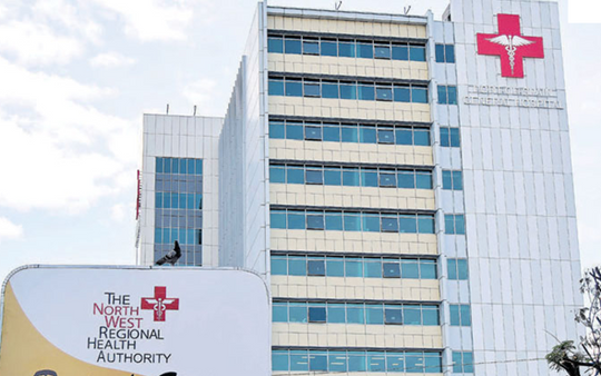 The newly completed Port-of-Spain General Hospital Central Block. PHOTO BY ABRAHAM DIAZ